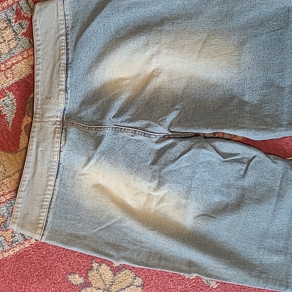 NWT Y2K JOE BOXER PATCHWORK FLARE JEANS WITH FRINGE BELT - Picture 11 of 11